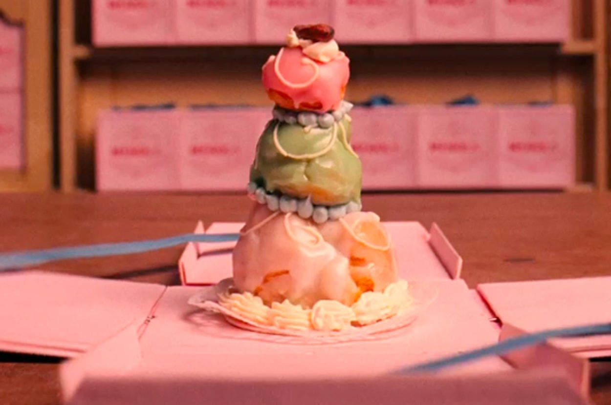 A similar-looking pastry, from 'The Grand Budapest Hotel'.